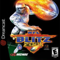 NFL Blitz 2001 Sega Dreamcast  box art